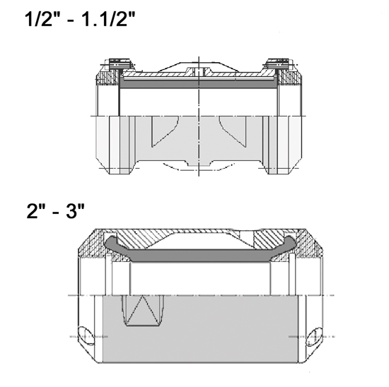 Aluminium knevelafsluiter&nbsp;&nbsp;|&nbsp;&nbsp;KP-1303